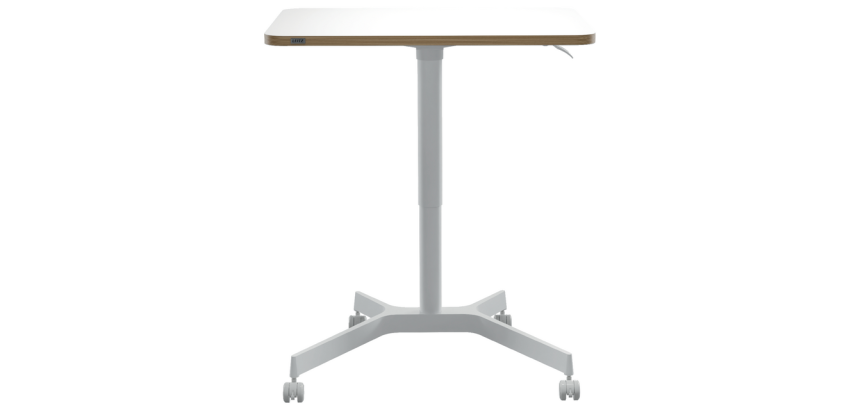 Manual compact desk - sit-stand - white - Leitz Ergo