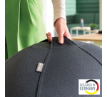 Ballon d'assise Leitz Ergo anti-basculement 55cm gris foncé