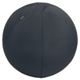 Actieve zitbal Leitz Ergo 55cm anti-rol donkergrijs