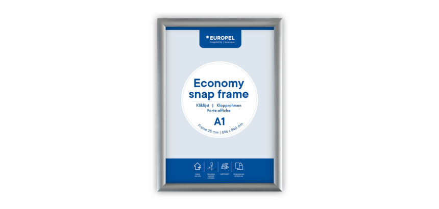 Kliklijst Europel Economy A1 zilver