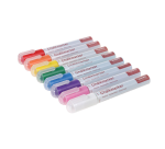Europel indelible chalk marker 3-6mm assorted 3 pieces