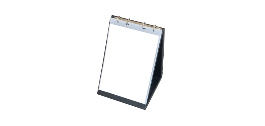 Chevalet de table Rillstab portrait noir 10 pochettes