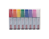 Feutre craie Europel indélébile 15mm assorti étui 8 pièces