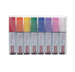 Feutre craie Europel indélébile 15mm assorti étui 8 pièces