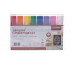 Europel Permanent Kreidemarker 15mm, sortiert, Etui mit 8 Stück