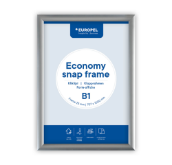 Cadre clipsable Europel Economy B1 argent