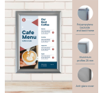 Kliklijst Europel Budget A4 10 stuks zilver