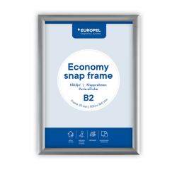 Cadre clipsable Europel Economy B2 argent