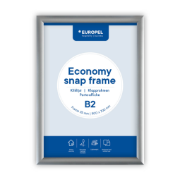 Cadre clipsable Europel Economy B2 argent