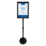 Porte-affiche sur pied ECONOMY + cadre, A4