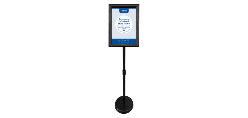 Infostandaard Europel Economy A4 zwart