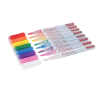 Europel indelible chalk marker 1-3mm assorted set of 8 pieces