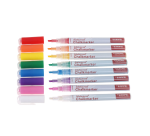 Europel indelible chalk marker 1-3mm assorted set of 8 pieces