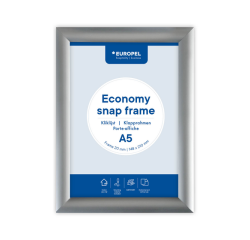 Cadre clipsable Europel Economy A5 argent