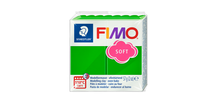 Pâte à modeler Fimo Soft 57g vert tropical
