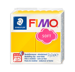 Boetseerklei Fimo soft 57 gram zonnegeel