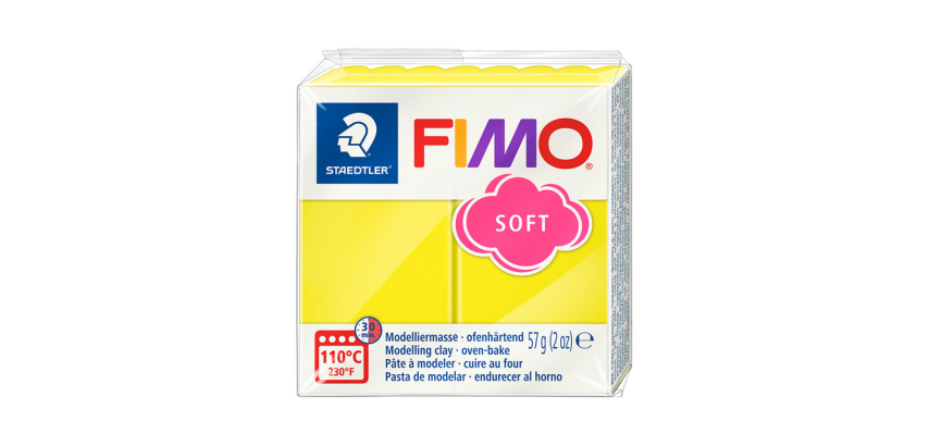 Fimo Soft Modelliermasse 57g Zitronengelb
