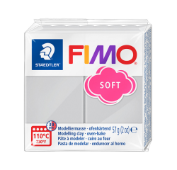 Boetseerklei Fimo soft 57 gram dolfijngrijs