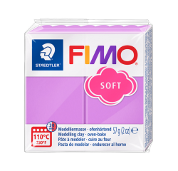Boetseerklei Fimo soft 57 gram lavendel