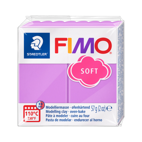 Pâte à modeler Fimo Soft 57g lavande