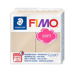 Boetseerklei Fimo soft 57 gram sahara