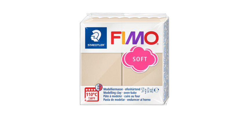 Pâte à modeler Fimo Soft 57g sahara