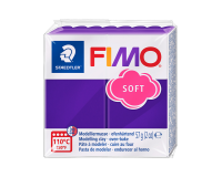 En_pasta staedtler fimo soft 57 gr color violeta oscuro