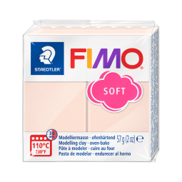 Pâte à modeler Fimo Soft 57g pêche