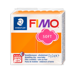 Boetseerklei Fimo soft 57 gram mandarijn