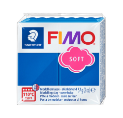 Boetseerklei Fimo soft 57 gram pacificblauw