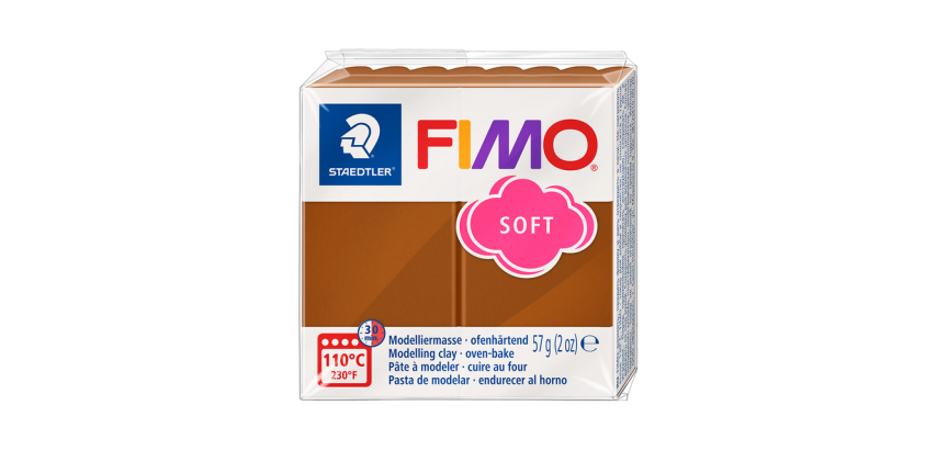 Pâte à modeler Fimo Soft 57g caramel
