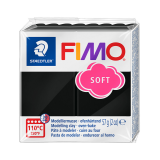 Pâte à modeler Fimo Soft 57g noir