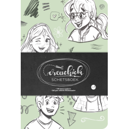 Carnet de croquis CreaChick Sage Green 14,5x21cm240g 64 feuilles