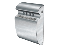 Cendrier mural Vepa bins 3L inox mat