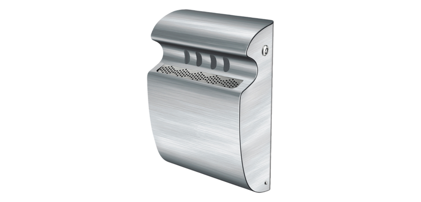 Vepa bins 3L stainless steel wall-mounted ashtray brushed