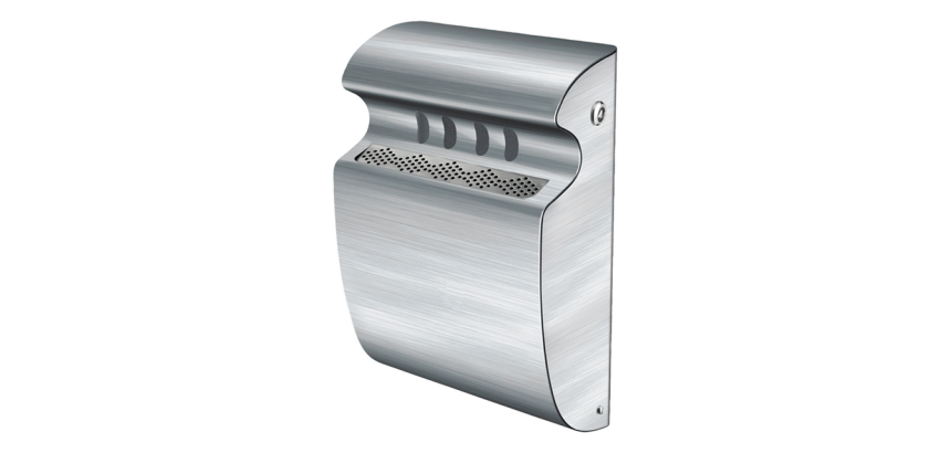 Cendrier mural Vepa bins 3L inox mat