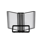 Zichtpanelensysteem bureau Tarifold VEO PP A4 met 10-tassen zwart