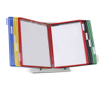 Système de présentation pupitre Tarifold A4 métal 20 poches assorti