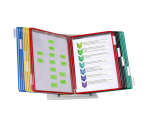 Système de présentation pupitre Tarifold A4 métal 20 poches assorti