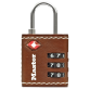 Cadenas Masterlock combinaison 3 chiffres TSA 30mm cuir brun