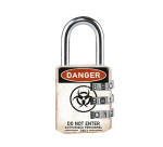 Cadenas Masterlock combinaison 3 chiffres 30mm motif Danger