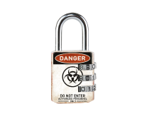 Hangslot Masterlock 3-cijfer combinatie 30mm danger motief