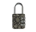 Hangslot Masterlock 3-cijfer combinatie 30mm 4 patronen ass