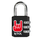 Masterlock combination padlock 3 digits 30mm Rock pattern