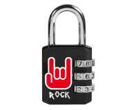 Cadenas Masterlock combinaison 3 chiffres 30mm motif Rock