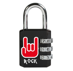 Hangslot Masterlock 3-cijfer combinatie 30mm rock patroon