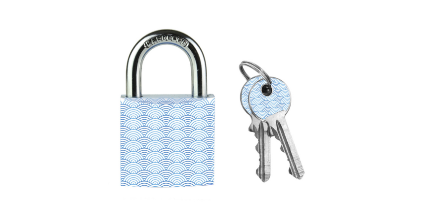 Cadenas Masterlock 30mm motif Vague