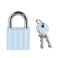 Hangslot Masterlock 30mm golven motief