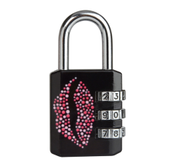 Hangslot Masterlock 3-cijfer combinatie 30mm kus patroon