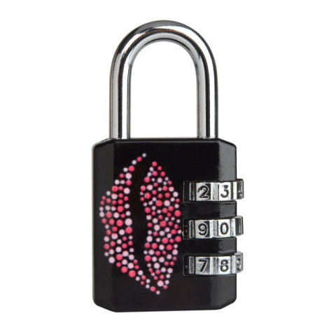 Cadenas Masterlock combinaison 3 chiffres 30mm motif Baiser